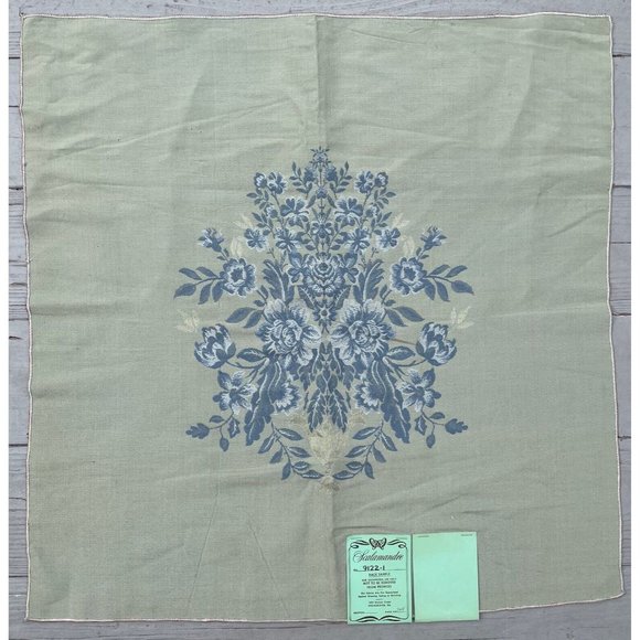 Mid-Century Modern White Lodge Italy Silk Jade Blue Scalamandre Silks Sample - Picture 7 of 16